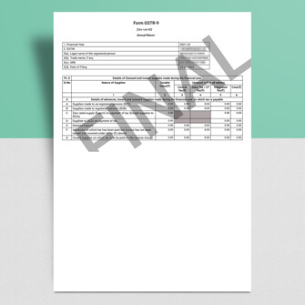 GST Annual Return Filing